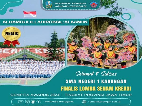 TIM SENAM SMAN 1 KARANGAN LOLOS FINAL GEMPITA AWARDS 2024
