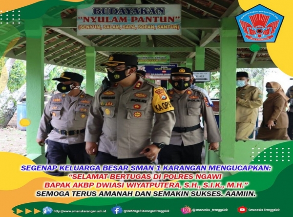 AKBP Dwiasi Wiyatputera, S.H., S.I.K., M.H. Telah Dua Kali Ke SMANESKA