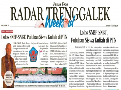 55 SISWA/I SMAN 1 KARANGAN LOLOS SNPMB JALUR SNBT TAHUN 2024