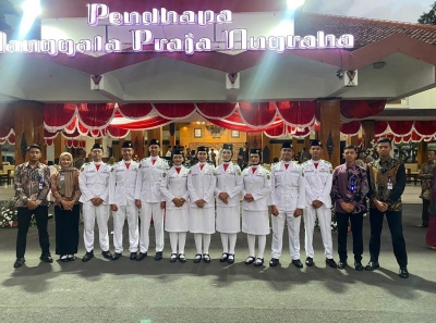9 PASKIBRAKA DARI SMANESKA TELAH SUKSES JALANKAN TUGAS