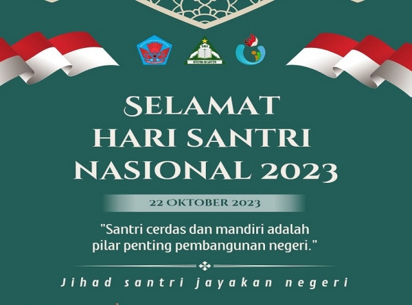SMAN 1 KARANGAN UCAPKAN SELAMAT HARI SANTRI NASIONAL 2023