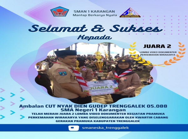 AMBALAN CUT NYAK DIEN RAIH JUARA 2 LOMBA VIDEOGRAFI