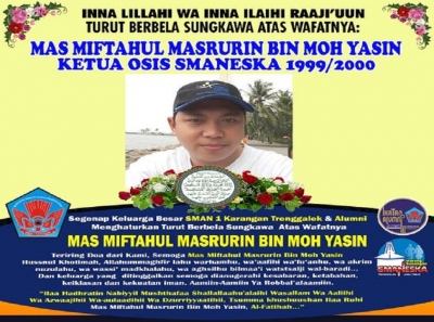 TURUT BERBELA SUNGKAWA ATAS WAFATNYA MAS MIFTAHUL M.