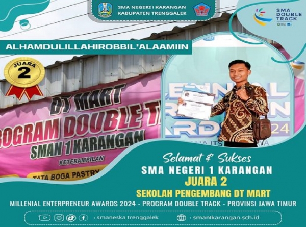 SMAN 1 KARANGAN RAIH JUARA 2 PENGEMBANG DT MART MEA 2024