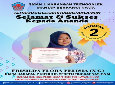 FRISILDA FLORA RAIH HARAPAN 2 LOMBA MENULIS CERPEN NASIONAL