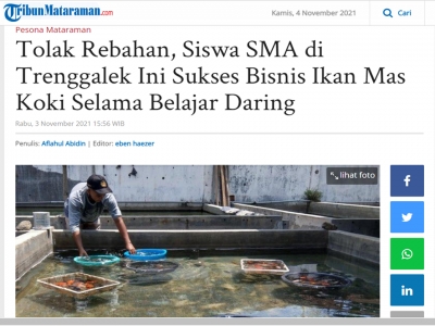 KETUA OSIS SMAN 1 KARANGAN TRENGGALEK TAHUN 2021