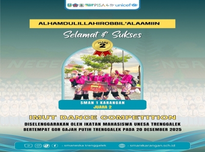 SMAN 1 KARANGAN RAIH JUARA 2 IMUT DANCE KOMPETISI TAHUN 2025