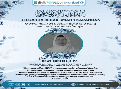 TURUT BERDUKA WAFATNYA ALUMNI SMAN 1 KARANGAN TAHUN 1994