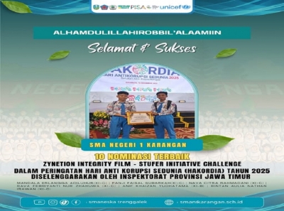 SMAN 1 KARANGAN MASUK 10 NOMINASI TERBAIK FILM HAKORDIA