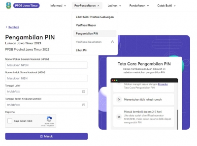 PELAYANAN PENGAMBILAN PIN DI LAB KOMPUTER SMAN 1 KARANGAN