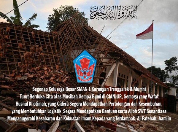 TURUT BERDUKA CITA ATAS MUSIBAH GEMPA BUMI CIANJUR