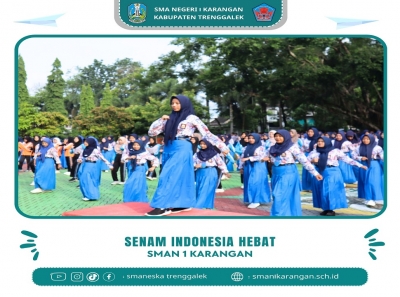 SMANESKA SUKSES GELAR SENAM INDONESIA HEBAT 08 JANUARI 2024
