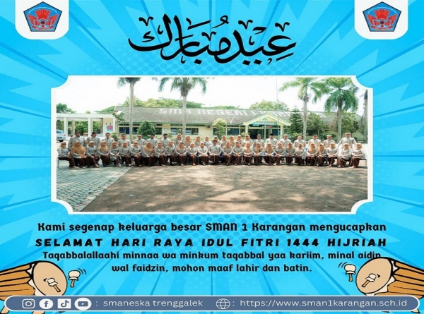SELAMAT IDUL FITRI 1444 H/2023 M, MOHON MAAF LAHIR BATIN