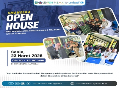 YUK HADIRI SMANESKA OPEN HOUSE BERSAMA PARA ALUMNI
