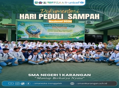 SMAN 1 KARANGAN BERPARTISIPASI DALAM HARI PEDULI SAMPAH