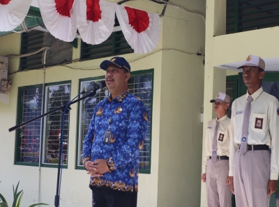 SMAN 1 KARANGAN GELAR UPACARA HARI KESAKTIAN PANCASILA