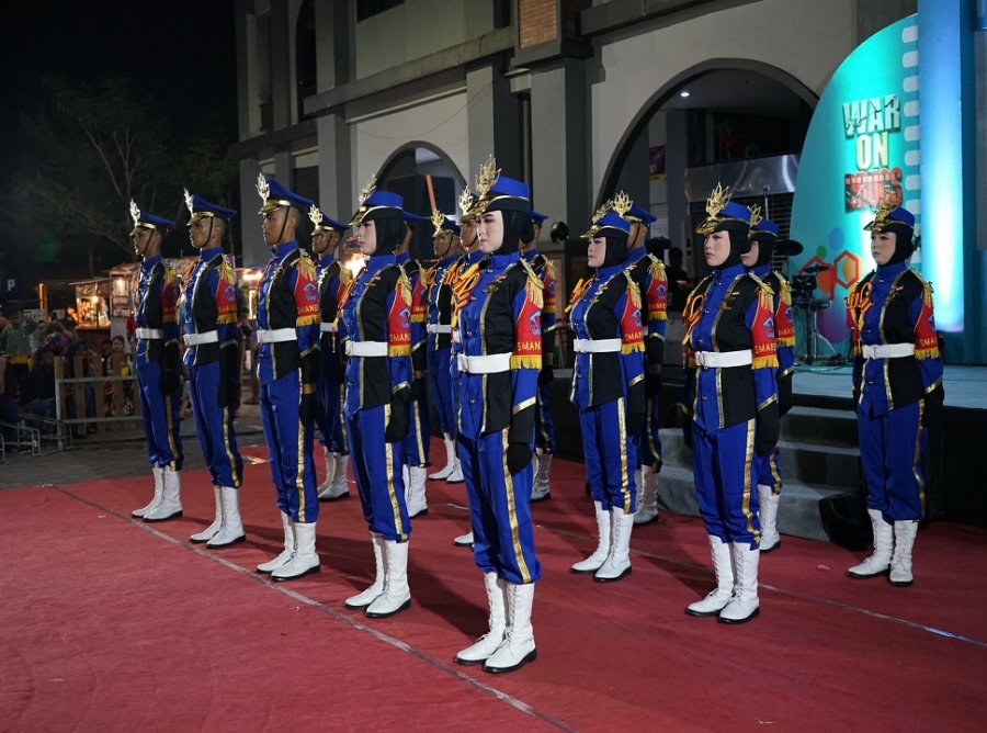 BRIPSUS SMANESKA TAMPIL APIK PADA EVENT KAMPANYE ANTI NARKOBA