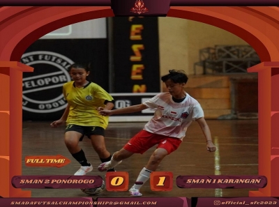 TIM FUTSAL PUTRI SMAN 1 KARANGAN RAIH KEMENANGAN KEDUA