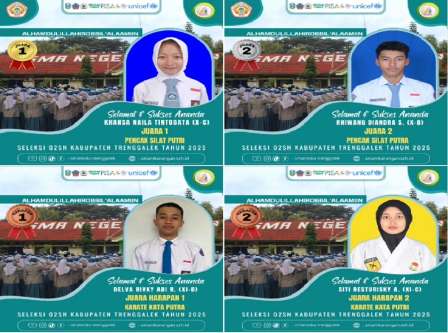 SMAN 1 KARANGAN CETAK PRESTASI GEMILANG DI AJANG O2SN 2025