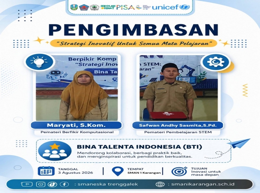 SMAN 1 KARANGAN SUKSES GELAR WORKSHOP INOVATIF 3/08/2026