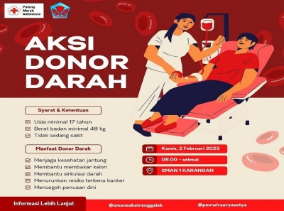 BERIKUT MANFAAT DONOR DARAH, MARI KITA SEMUA DONOR DARAH