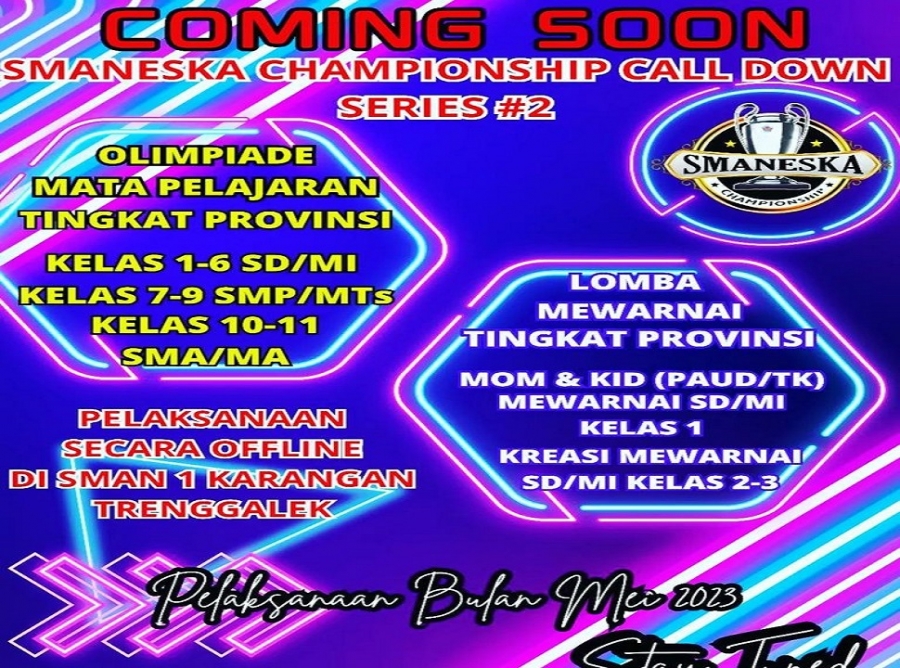 COMING SOON SMANESKA CHAMPIONSHIP SERIES#2