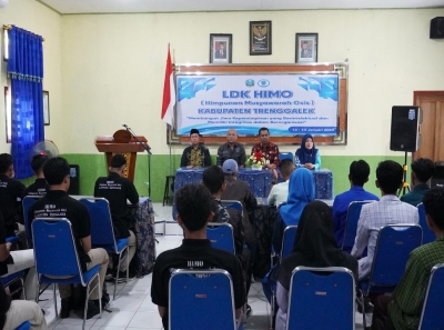 HIMO TRENGGALEK SUKSES MENGGELAR LDK DI SMAN 1 KARANGAN