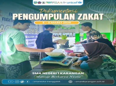 PENGUMPULAN ZAKAT SMAN 1 KARANGAN RAMADHAN 1447 H