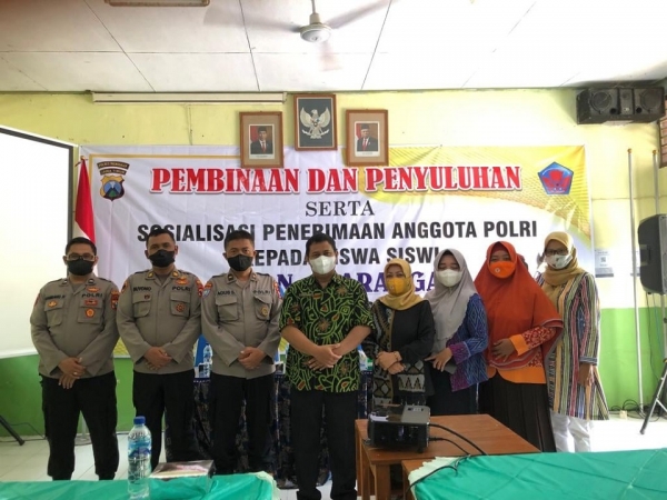 PEMBINAAN DAN PENYULUHAN SERTA SOSIALISASI PENERIMAAN ANGGOTA POLRI TAHUN ANGGARAN 2022&rdquo; DARI POLRES TRENGGALEK