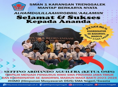 PENGURUS HIMO SMA JATIM INI KETUA OSIS SMANESKA