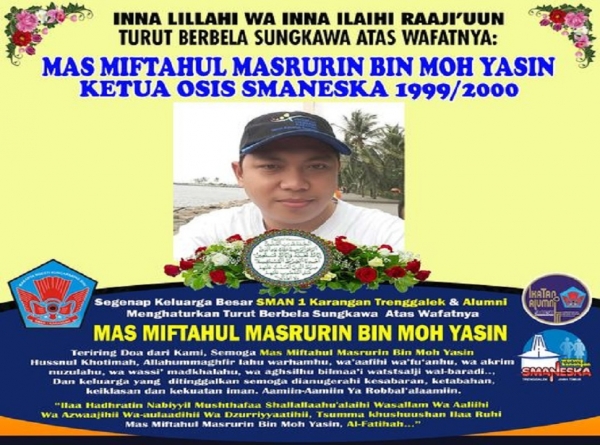 TURUT BERBELA SUNGKAWA ATAS WAFATNYA MAS MIFTAHUL M.