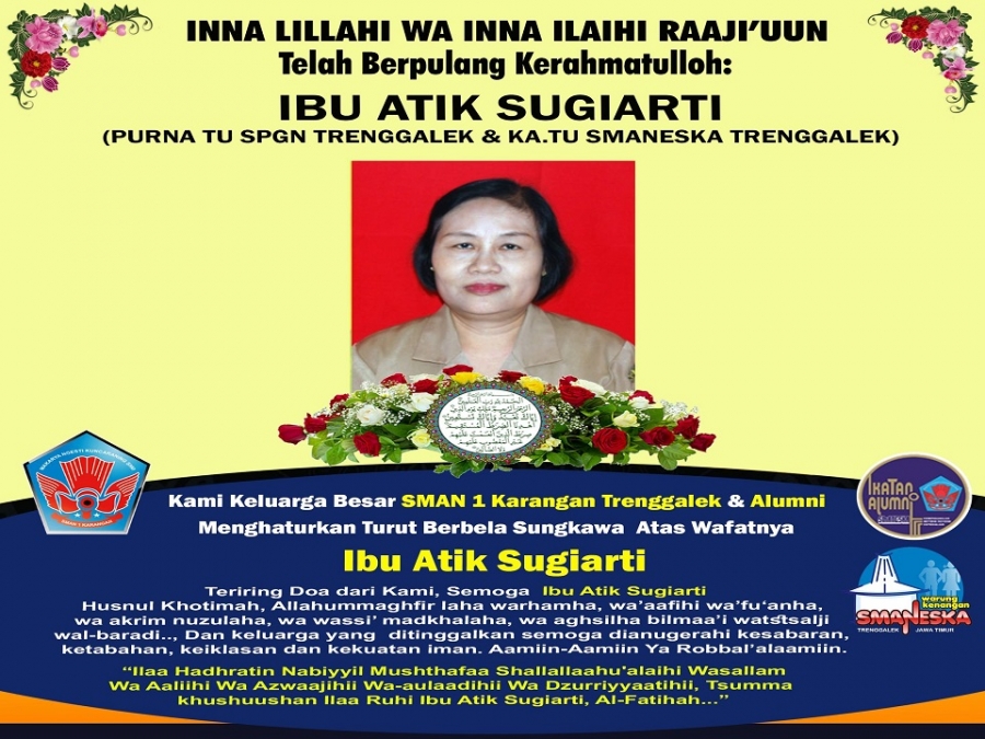 INNA LILLAHI WA INNA ILAIHI RAAJI&rsquo;UUN TELAH BERPULANG KERAHMATULLOH