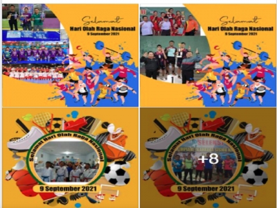 SELAMAT HARI OLAHRAGA NASIONAL, 9 SEPTEMBER 2021