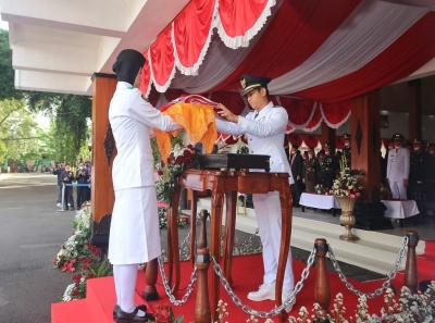 9 PASKIBRAKA DARI SMA NEGERI 1 KARANGAN TRENGGALEK