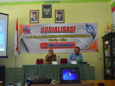 Sosialisasi Di SMANESKA Pemateri Utama Bpk Drs. Agus Prayitno, MM