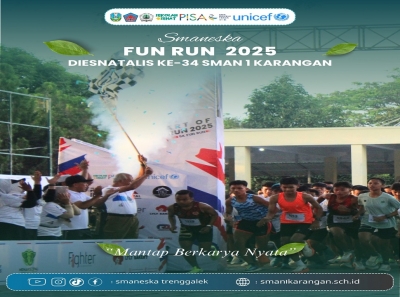 SMANESKA GELAR FUN RUN DALAM RANGKA DIESNATALIS KE-34