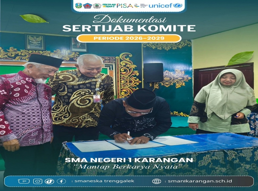 SERTIJAB PENGURUS KOMITE SMANESKA RESMI DIGELAR