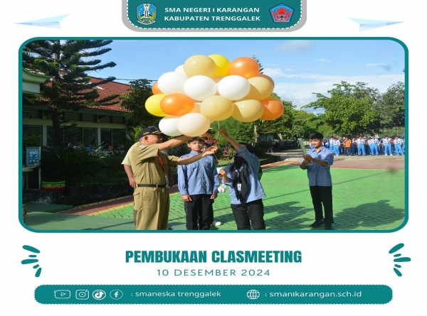 APEL PEMBUKAAN CLASSMEET SMANESKA OLEH KEPALA SEKOLAH