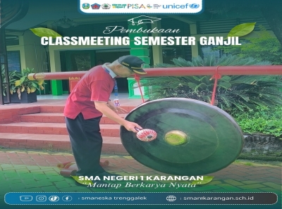 SMAN 1 KARANGAN RESMI GELAR CLASSMEETING T.A 2025/2026