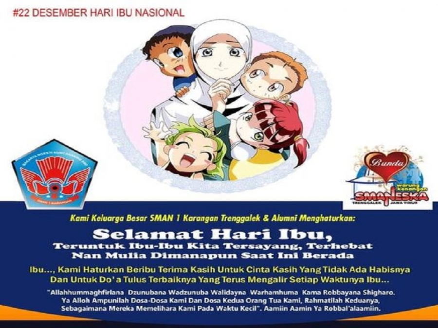 SELAMAT HARI IBU, TERUNTUK IBU-IBU KITA TERSAYANG, TERHEBAT NAN MULIA DIMANAPUN SAAT INI BERADA&rdquo;