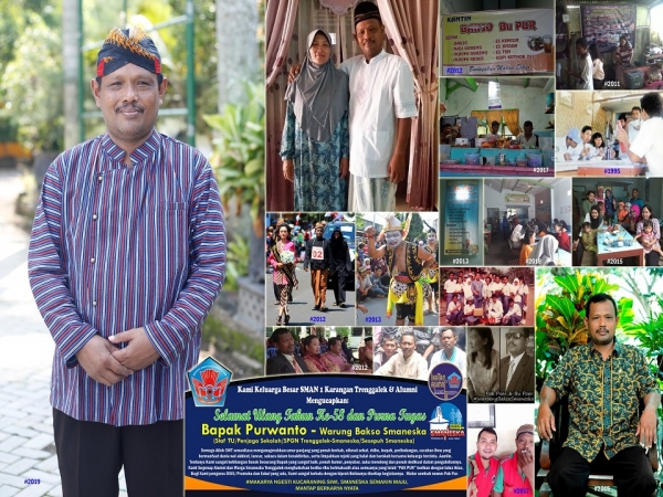 SELAMAT MEMASUKI MASA PURNA TUGAS &ldquo;MBAH PURWANTO &ndash; STAF TU/SESEPUH SMANESKA