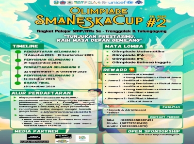 YUK IKUTI OLIMPIADE MATA PELAJARAN PADA SMANESKA CUP 2025