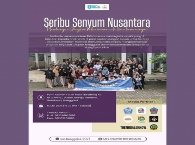 OPEN DONASI UNTUK ACARA SERIBU SENYUM NUSANTARA (SSN)