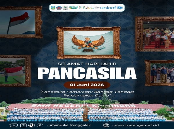 SMAN 1 KARANGAN PERINGATI HARI LAHIR PANCASILA , 1 JUNI 2026