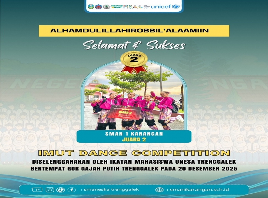 SMAN 1 KARANGAN RAIH JUARA 2 IMUT DANCE KOMPETISI TAHUN 2025
