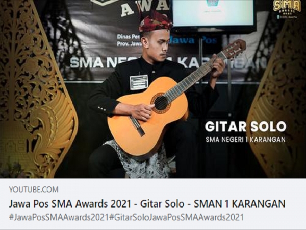 Jawa Pos SMA Awards 2021 - Gitar Solo - SMAN 1 KARANGAN