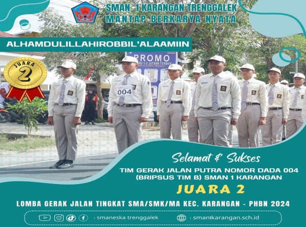 PASUKAN PBB PUTRA SMANESKA NOMOR DADA 004 RAIH JUARA 2
