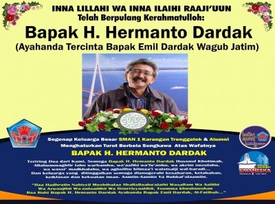 TELAH BERPULANG KERAHMATULLOH BAPAK H. HERMANTO DARDAK