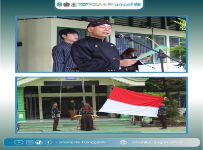 SMAN 1 KARANGAN GELAR UPACARA PERINGATAN HARDIKNAS 2025