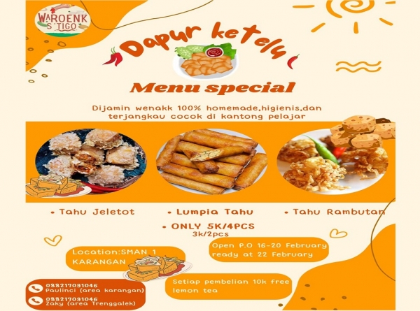 SISWA SMANESKA PROMOSIKAN OLAHAN PKWU LEWAT MEDSOS